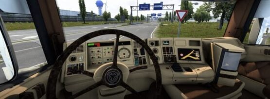 Scania RJL 4 Series Cream & Brown Interior